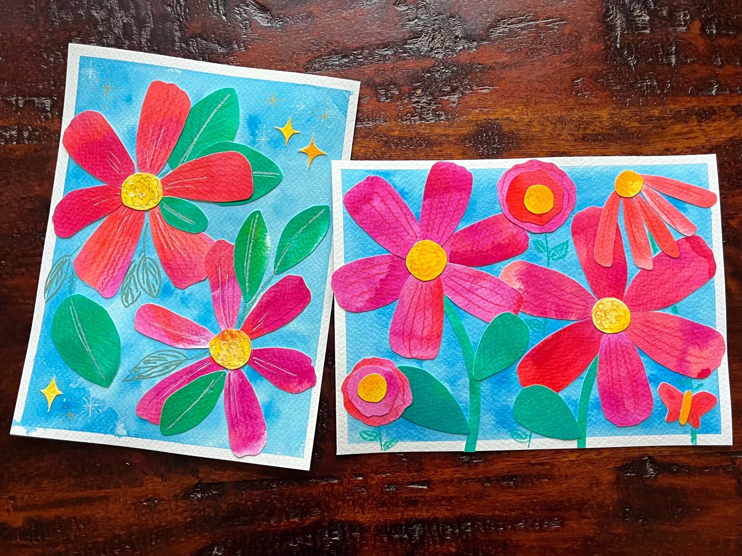 Create a Watercolor Collage