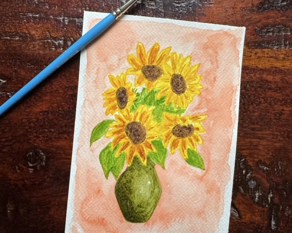 Intro to Watercolor: Sunflowers