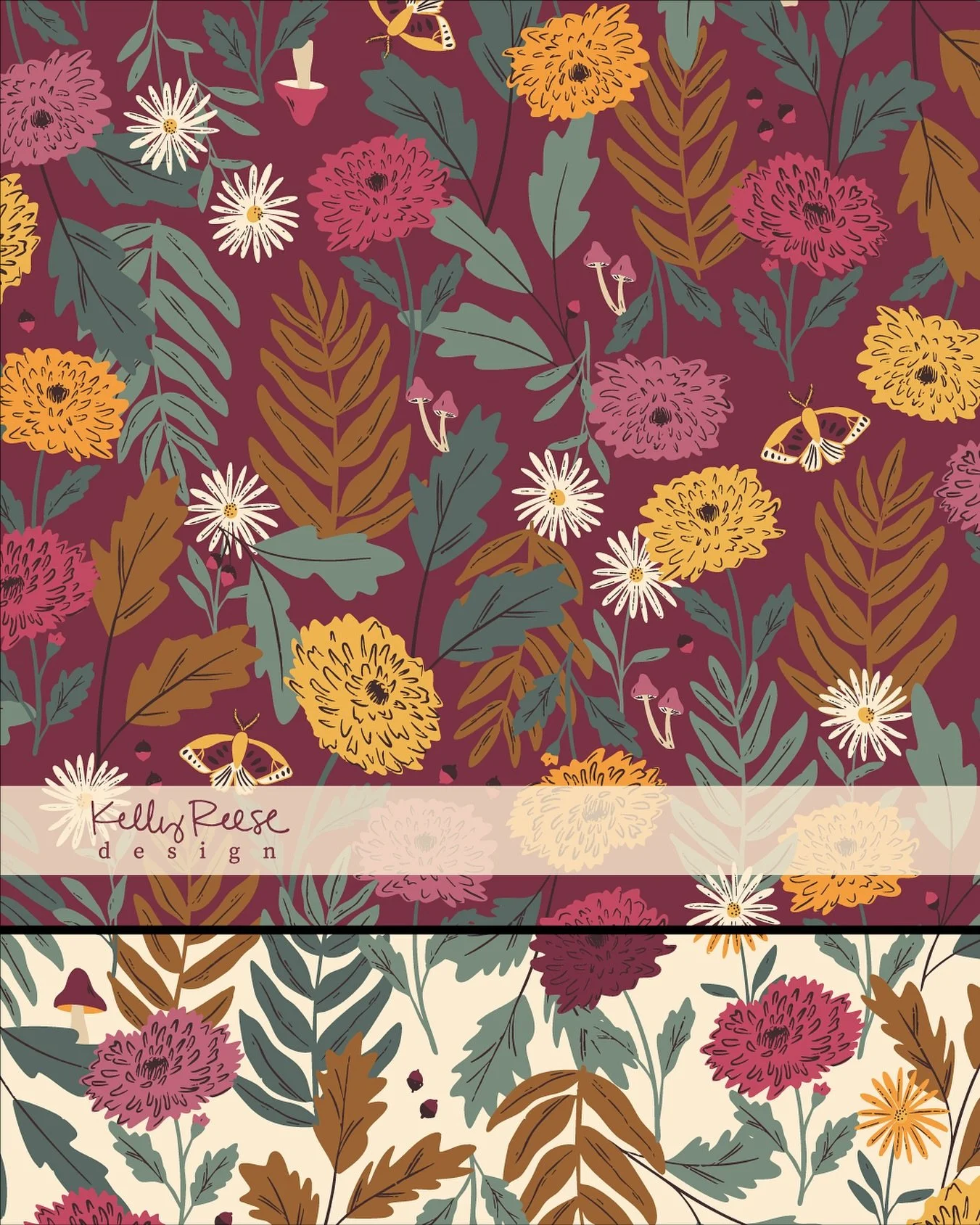 Cozy November vibes for this month&rsquo;s newsletter pattern freebie 🍂🌼🍄&zwj;🟫