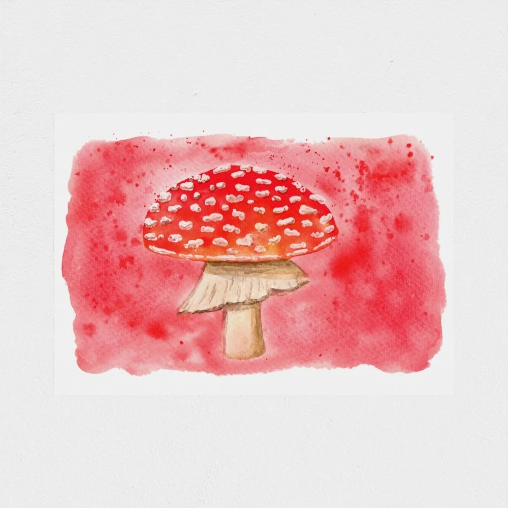 5x7" Mushroom Art Print