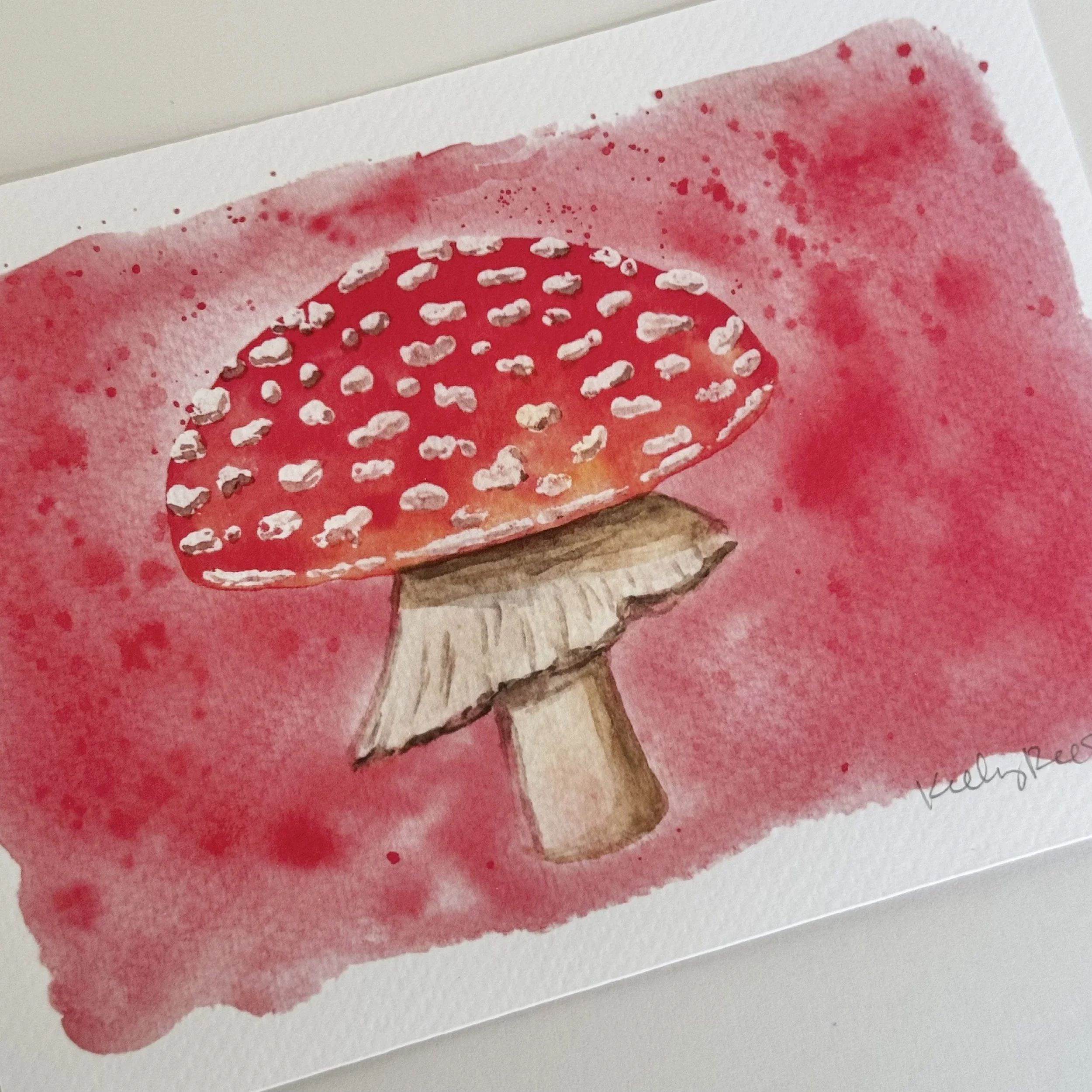 5x7" Mushroom Art Print