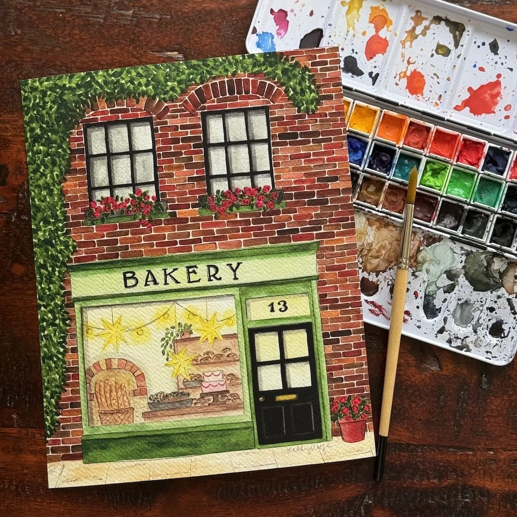 Bakery Storefront Art Print