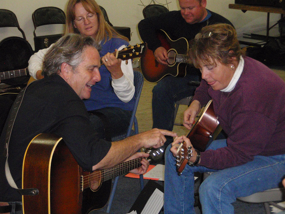 Guitar workshop in Wyoming.