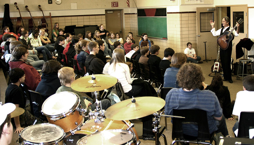 Down the Dirt Road Blues in a Wyoming junior high band room.