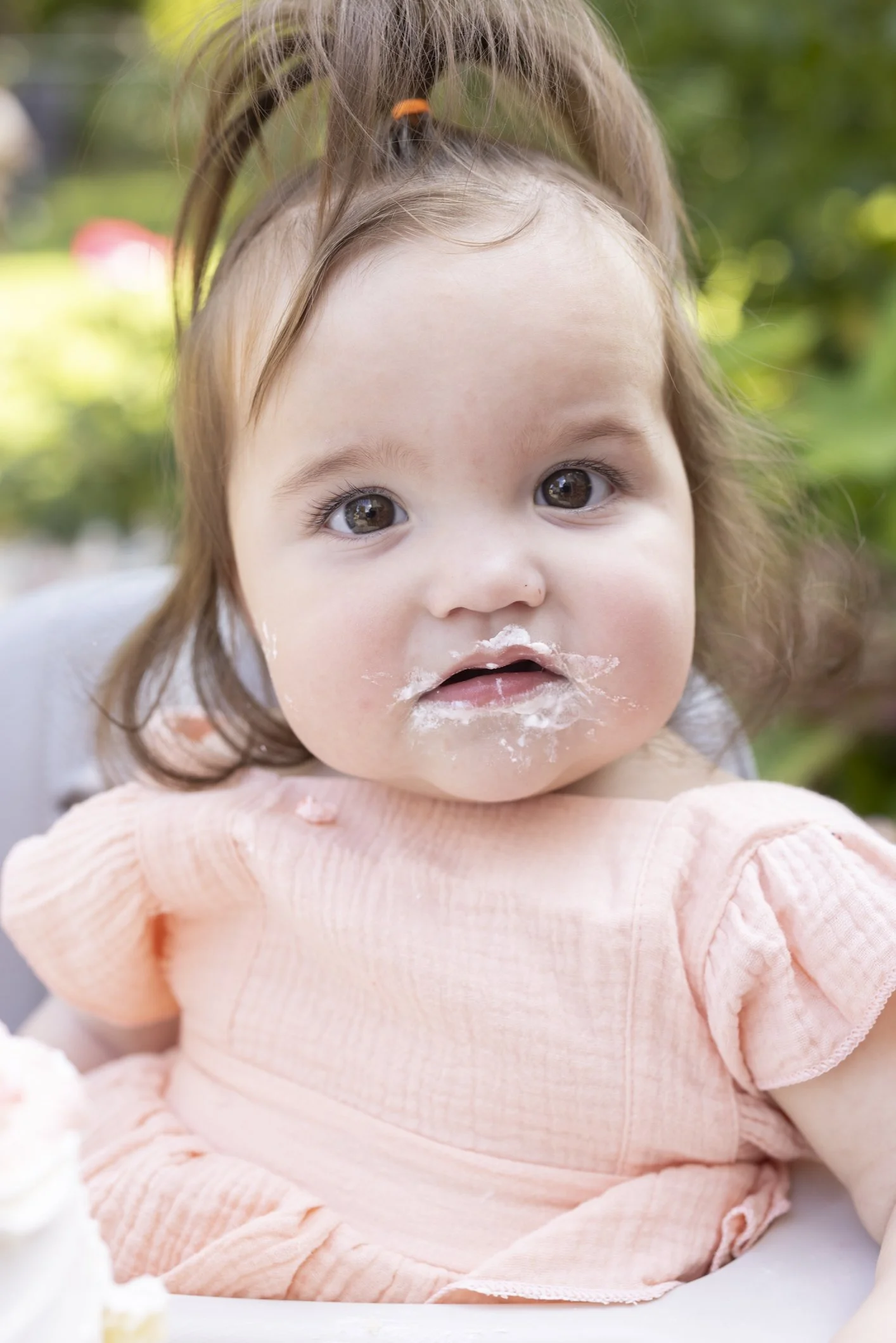 Nadia | Gretchen Elaine Photography 1st Birthday Cake Smash