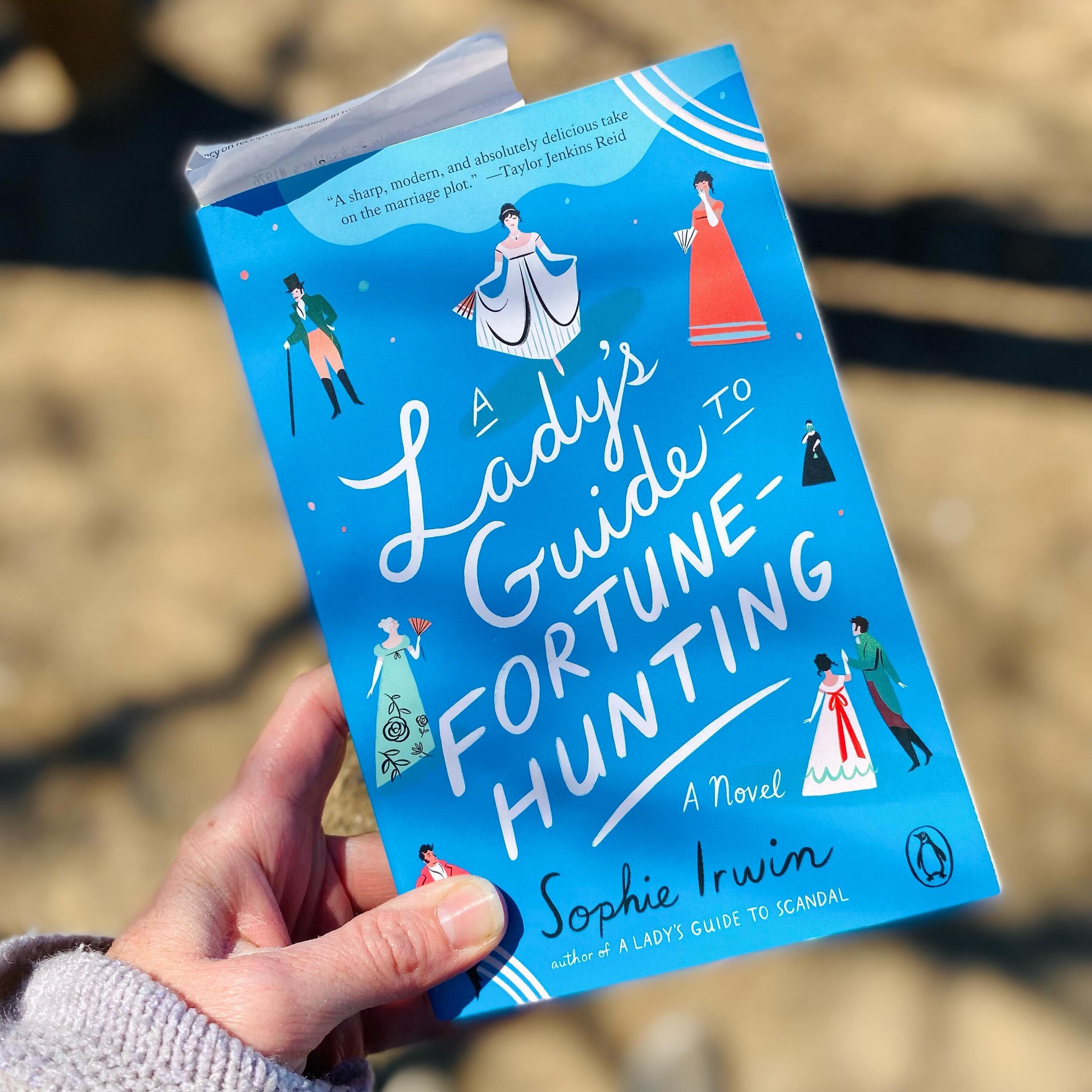 What are people reading these days? This month&rsquo;s book club book for me is A Lady&rsquo;s Guide to Fortune Hunting. I&rsquo;ve been excited to read this one and THEN I saw that @libbyvanderploeg made this beautiful cover so it is now the newest 