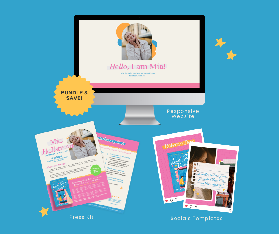 Romance Author Book Launch Content Pack