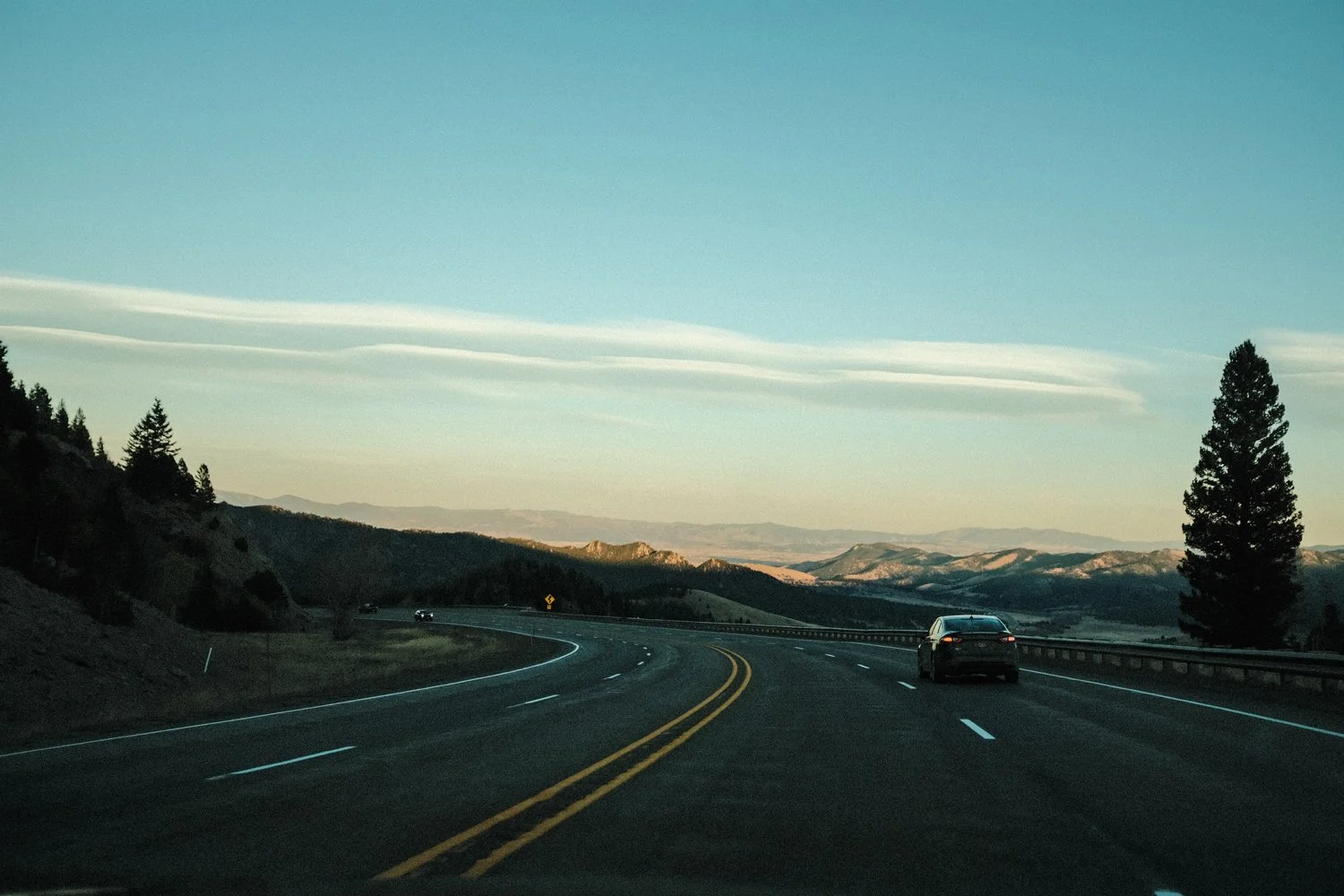 Mountain road in Montana by Chasers of the Light