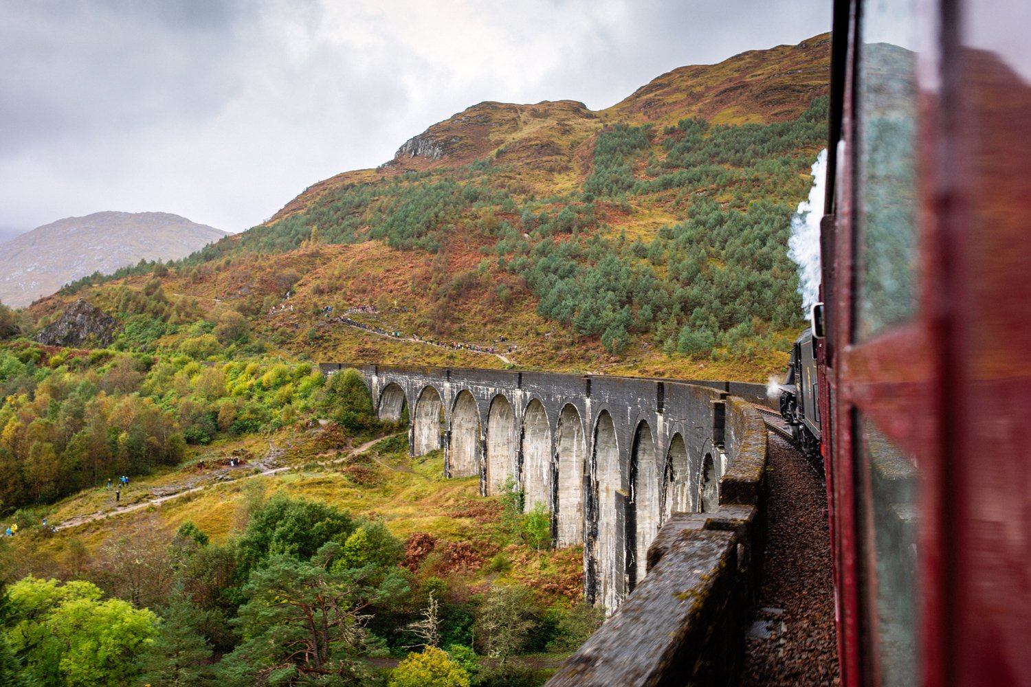 Glenfinnan Viaduct in Scotland