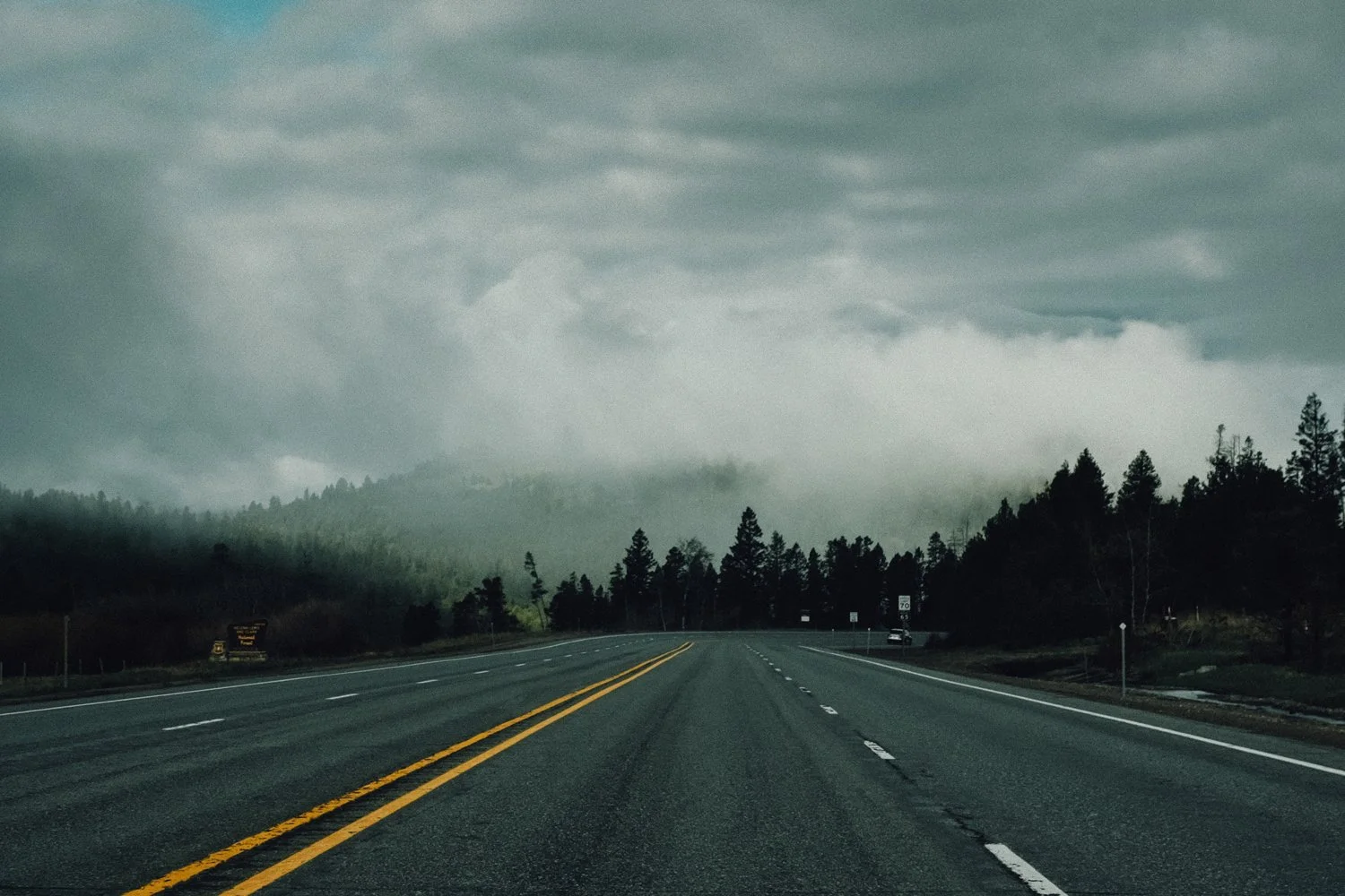 Foggy Pacific Northwest road by Chasers of the Light