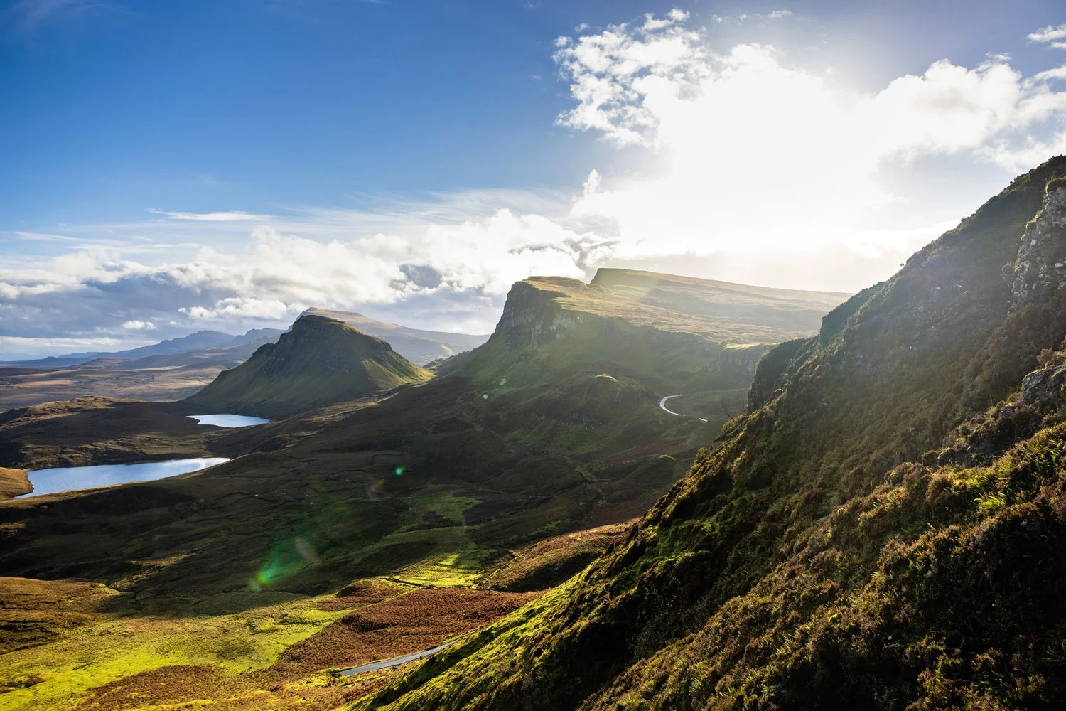 Quiraing in Isle of Skye Scotland