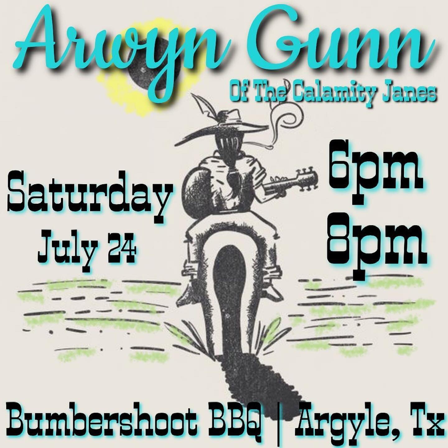 This Saturday (6p), @txcalamityjanes will be providing a special solo acoustic show at Bumbershoot 🎵🎶

Join us for a sweet night of great food and new memories ✨