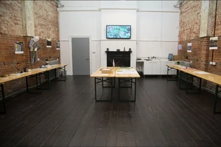 Think Tank middle room set up for an installation