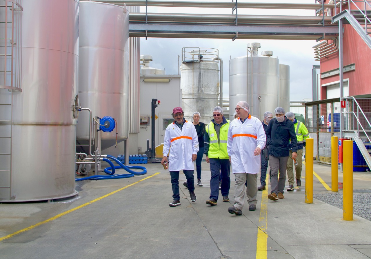 Members of the Chobani Food Incubator first cohort, posing for a group photo in Norwich