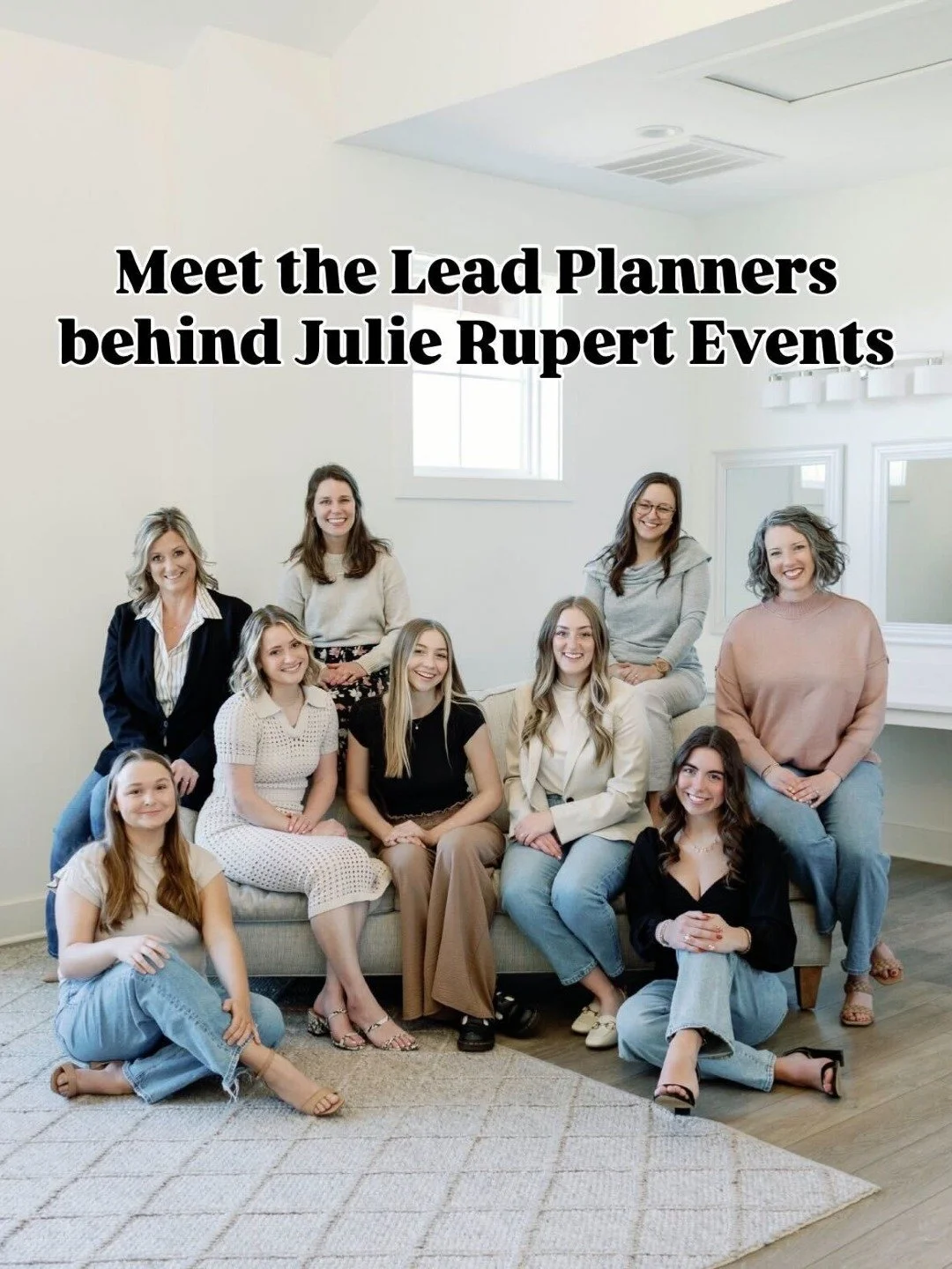 Meet the leaders behind Julie Rupert Events. ➡️

Experienced planners. Seamless logistics. Stress-free wedding days. Unforgettable Celebrations.

Since 2016, JRE has been helping Virginia couples with thoughtful planning, calm coordination, and memor