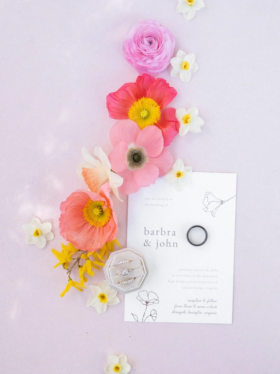 Spring and summer weddings have a way of feeling especially vibrant.

The colors, the florals, and the thoughtful details all come together to create a look that feels fresh, intentional, and full of life.

These are the elements that quietly set the