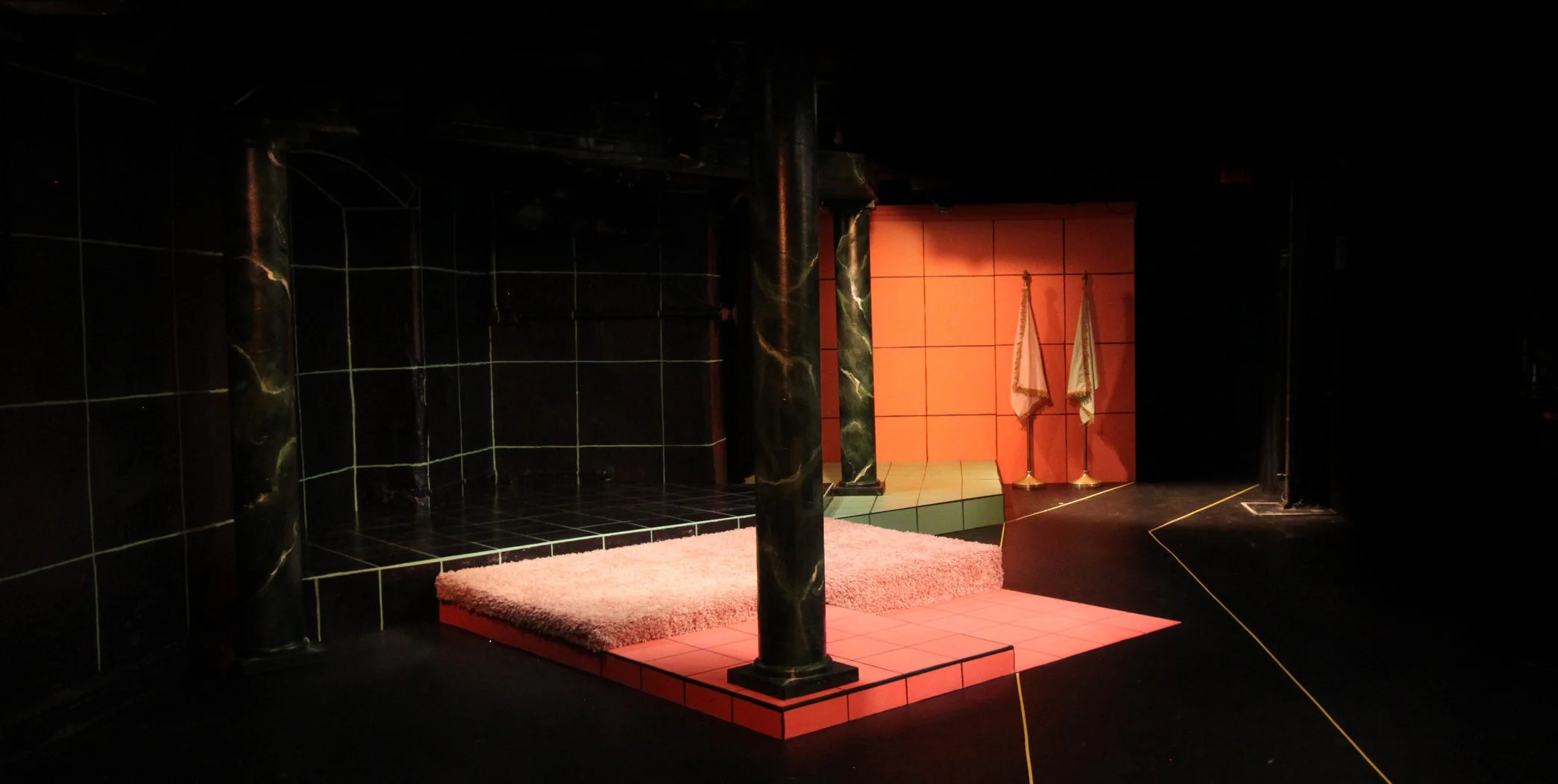  photo: Elsa Gibson-Braden    director: Danilo Gambini  sets: Lily Guerrin  costumes: Alicia Austin  lights: Riva Fairhall  sounds: Liam Bellman-Sharpe  projections: Chris Evans\ 