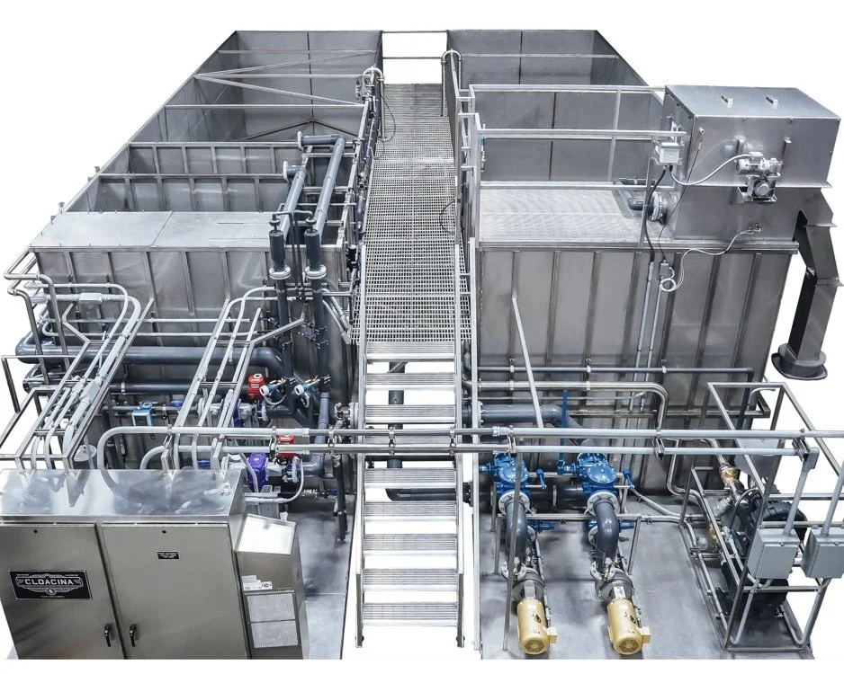 Cloacina wastewater system