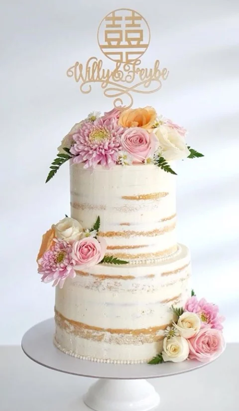Two Tier Buttercream Cake