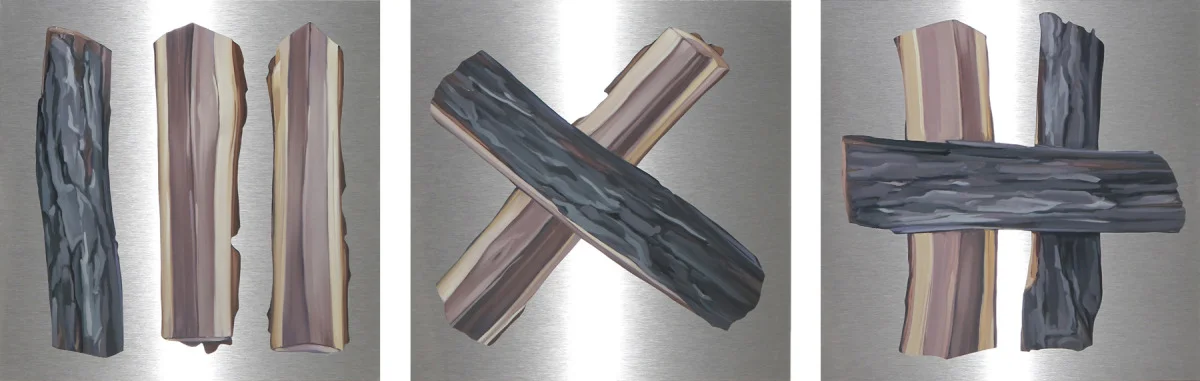 Splitting Wood (Walnut)