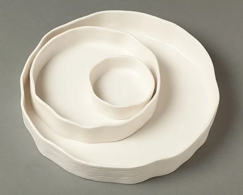 Irregular Circle Tray Set
