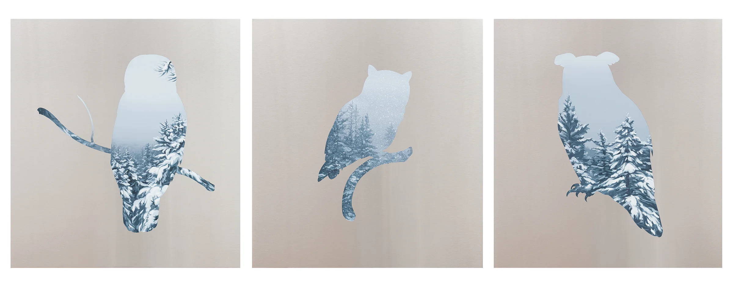 Winter Perch I, II, III