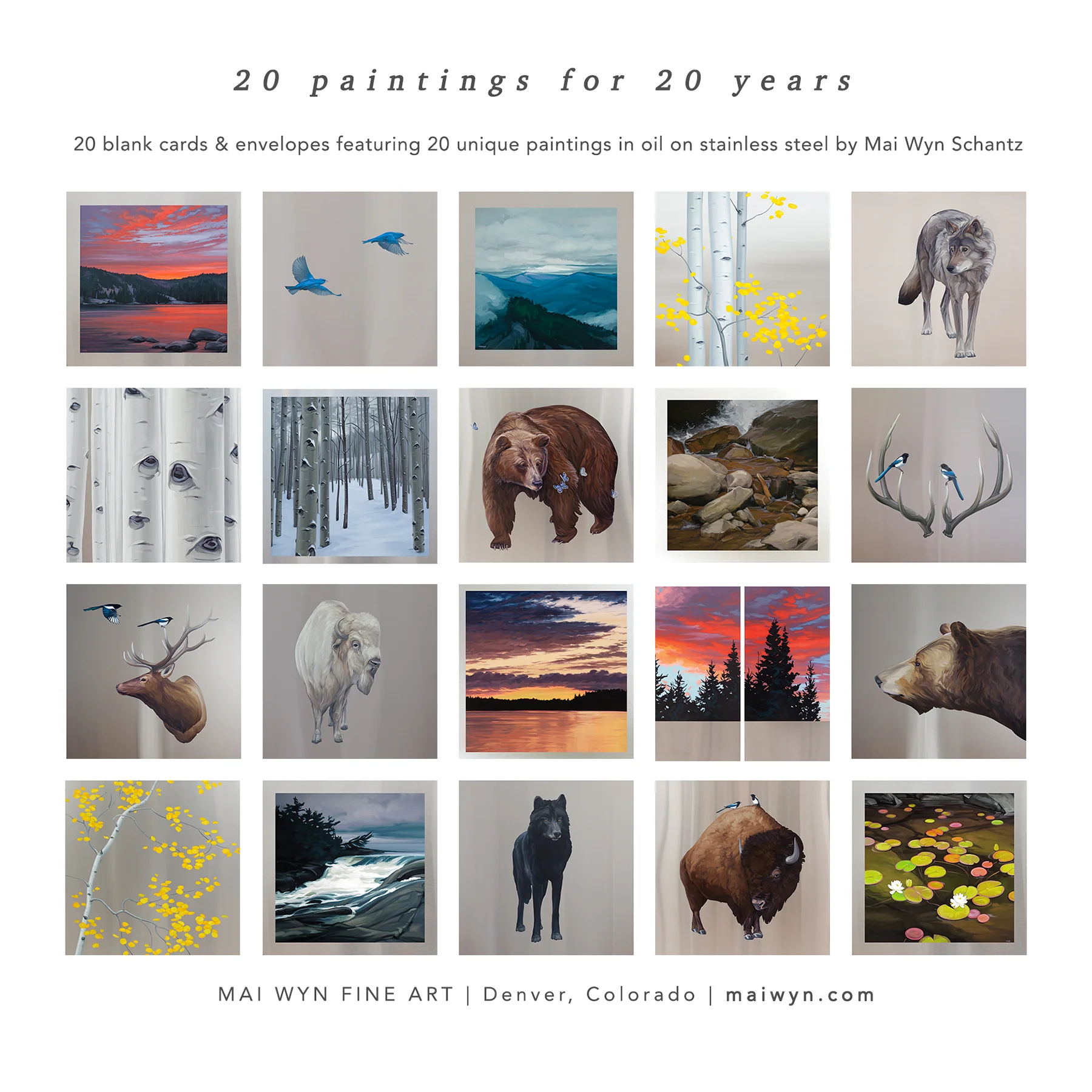 Mini Portfolio Greeting Card Set