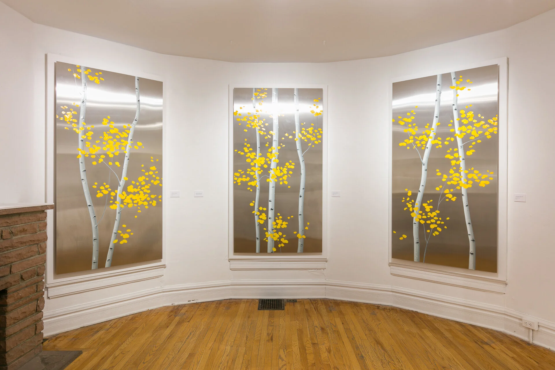 Among the Aspens (triptych)