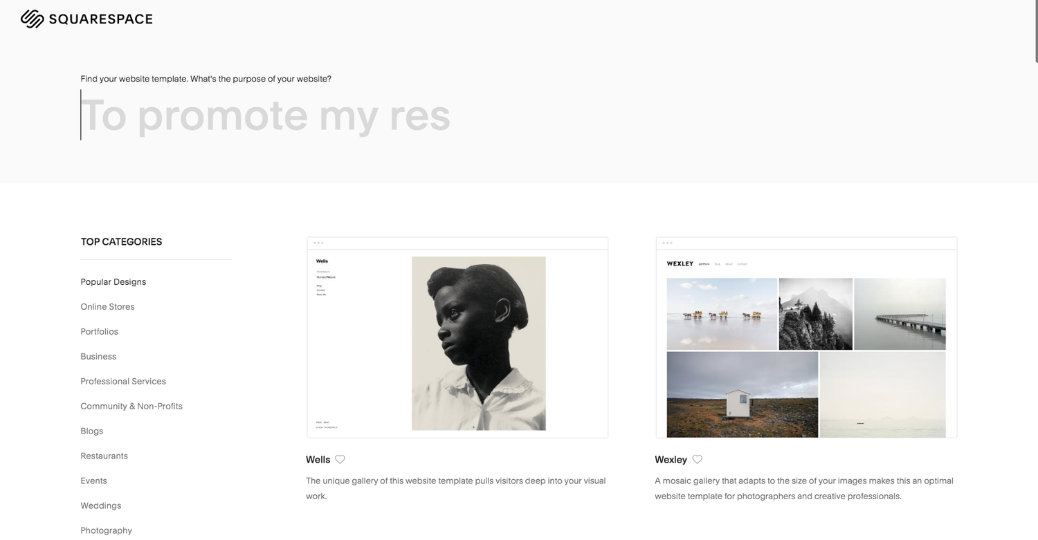How To Pick The Best Squarespace Template For Your Business Squarespace Expert And Designer