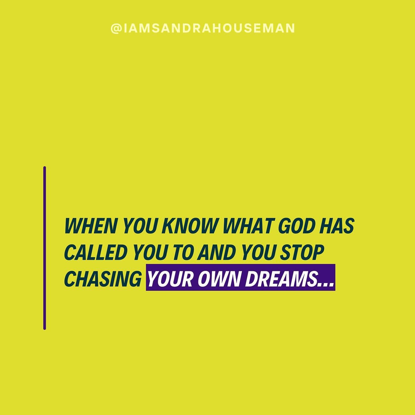 Lord, Give me wisdom to hear and know what you&rsquo;re calling me to. 

Give me humility to lay down my own desires when you&rsquo;re calling me to something different.

Give me courage to walk in it, even when I&rsquo;m scared, overwhelmed, or conf