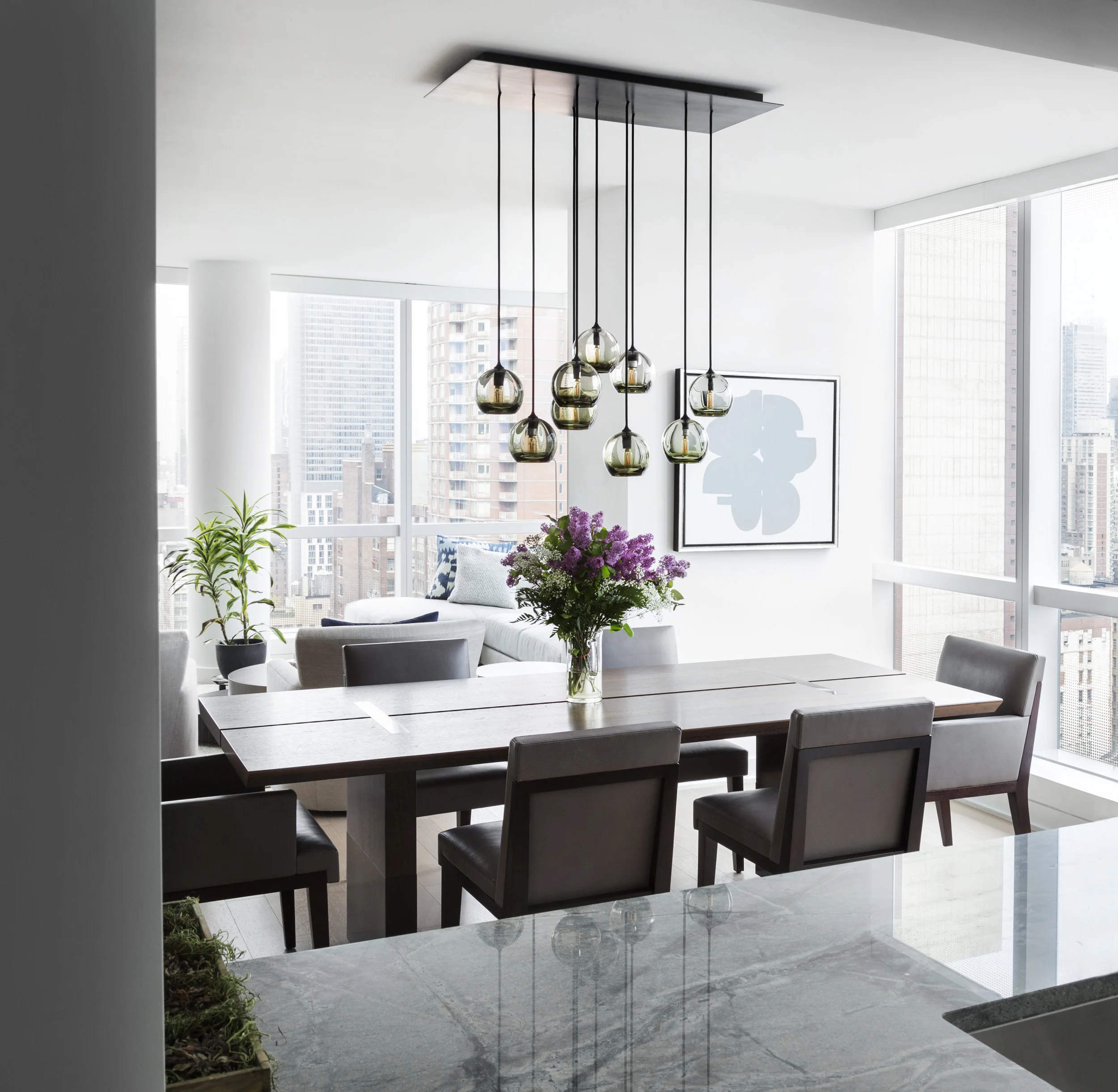 Park Ave South modern dining room