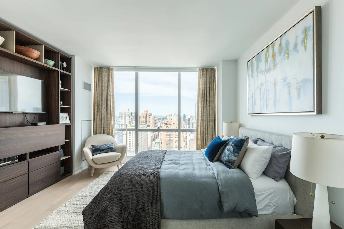 Park Ave South modern master bedroom
