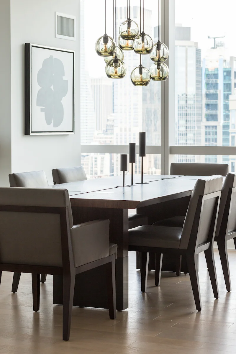 Park Ave South modern dining chandelier
