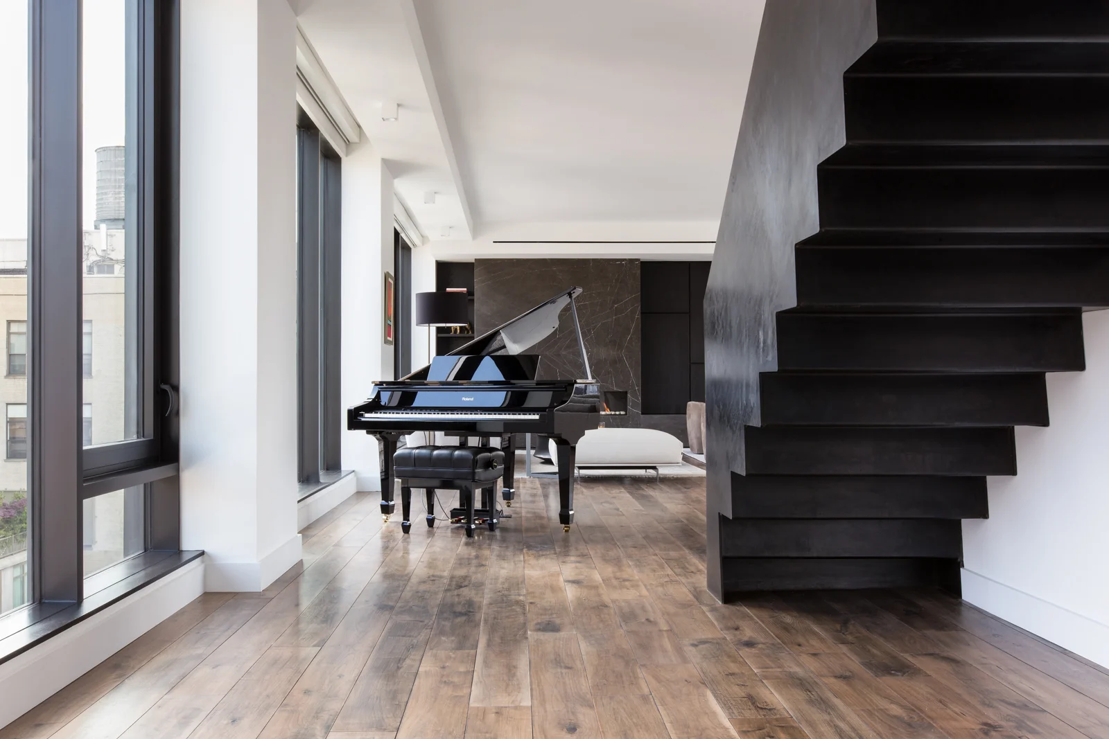 Chelsea Penthouse modern entry foyer