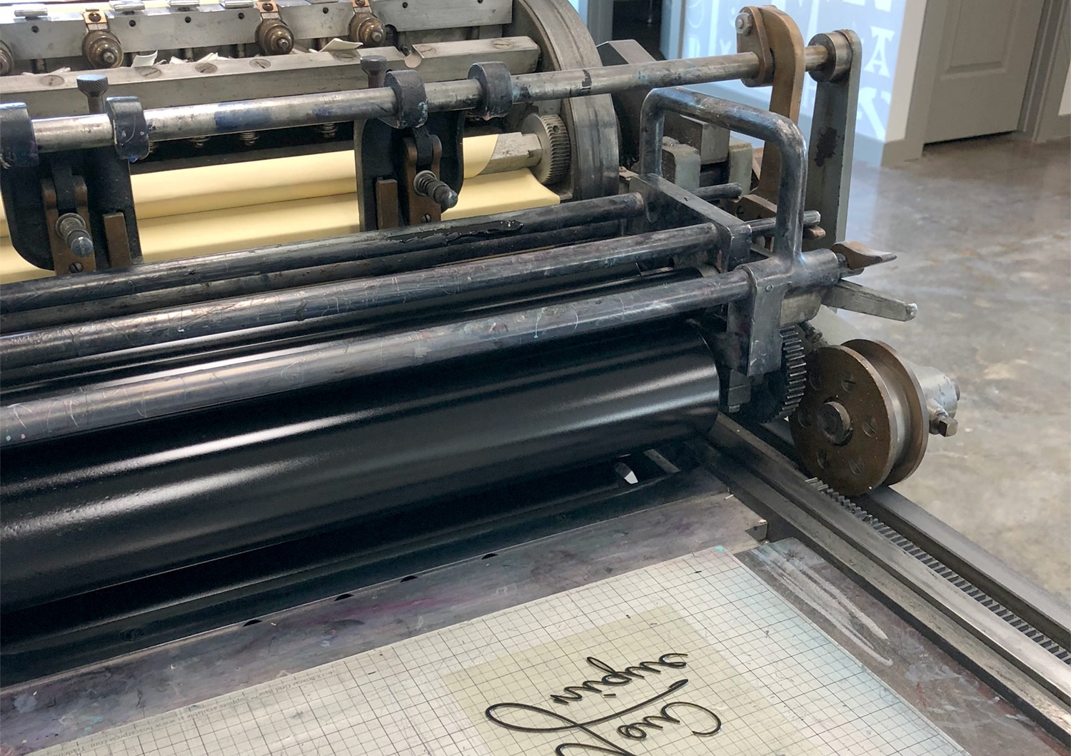 My artwork, getting ready to print. 