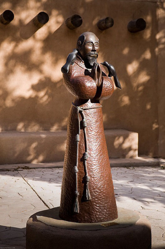 St. Francis of Assisi monumental bronze by Marco A. Oviedo