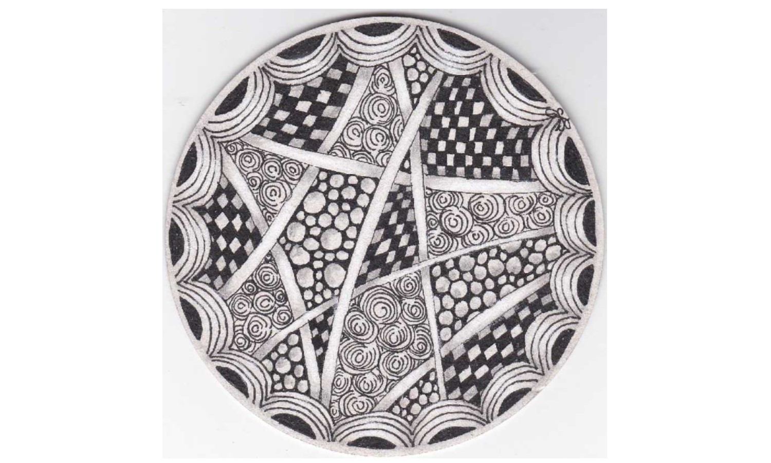 Black and White Zendala