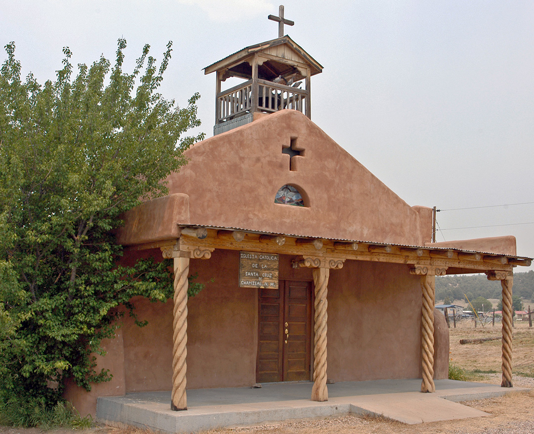 Iglesia Catolica de la Santa Cruz, Chamisal, NM.
