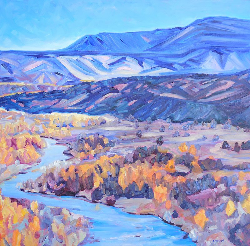 Delap-Image12-CHAMA RIVER 36 x 36 oil Sally Delap-John-001.JPG