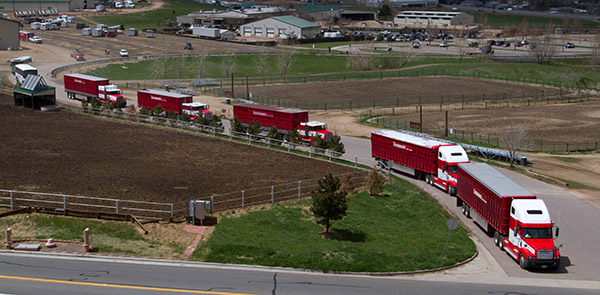 The Westernaires convoy heading out to a performance.