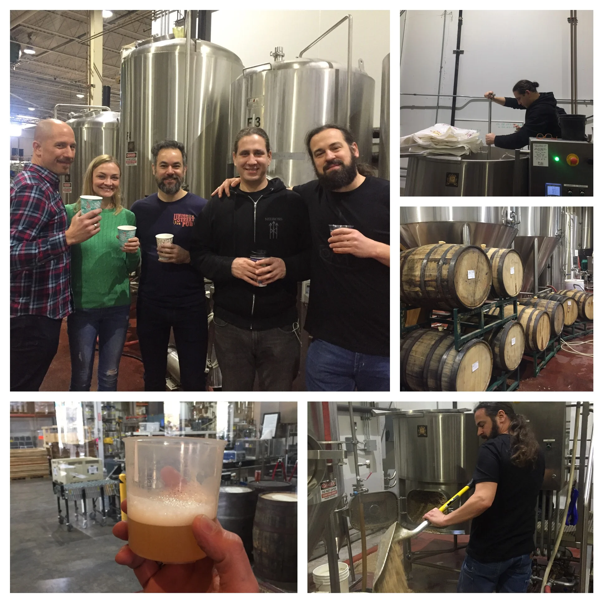 Brewing Our Rush Hour IPA at Captain Lawrence Brewing