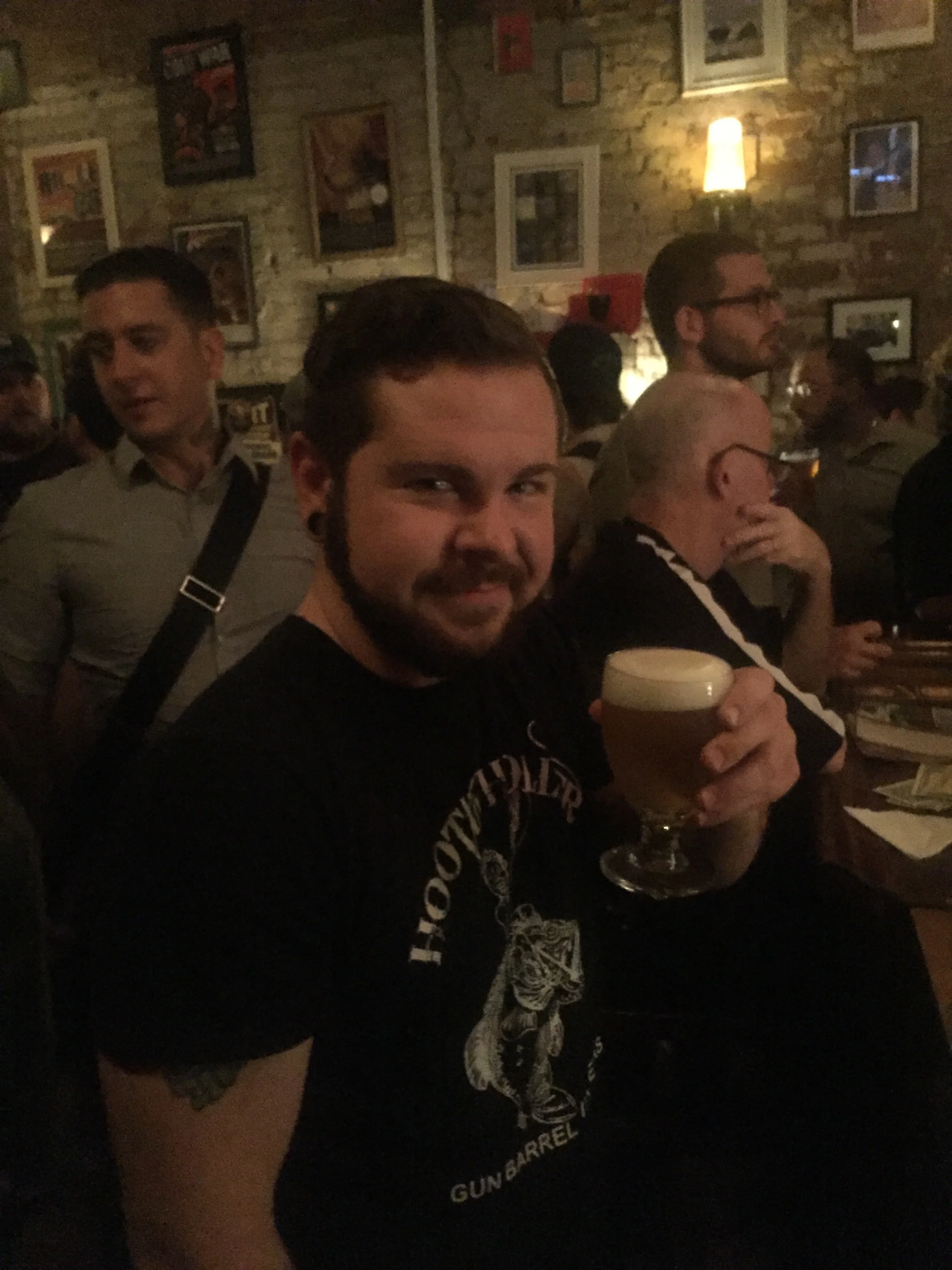 Regular customer Alyx toasts our 10th Anniversary