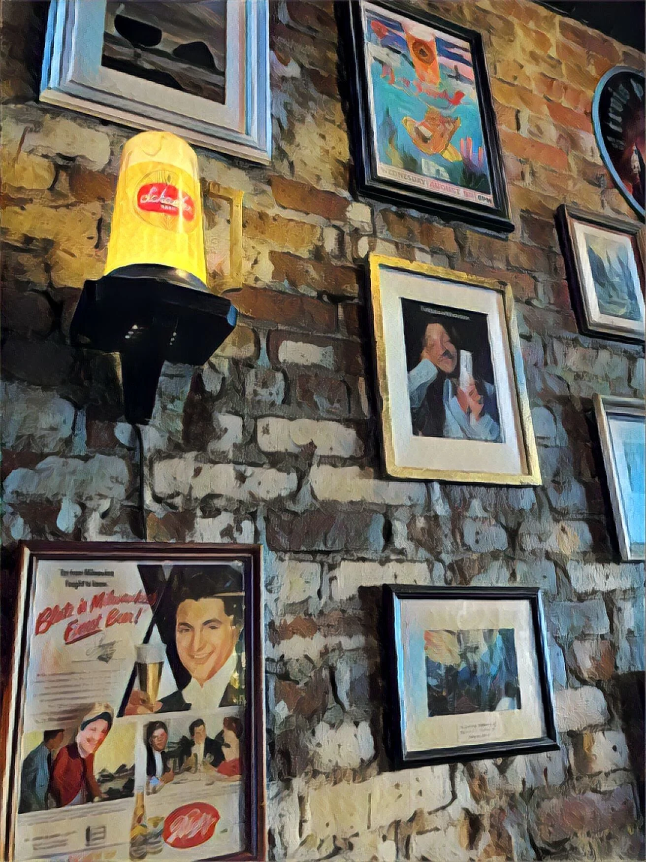 FOURTH-AVENUE-PUB-BRICK-WALL-WITH-ART.JPG