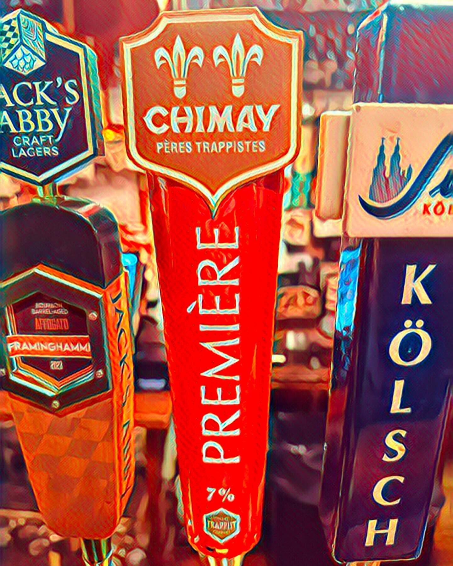 Perfect for a rainy Sunday reflection we present the heralded, world classic Chimay Premi&egrave;re ON DRAFT! Your goblet awaits! &ldquo;Chimay Premi&egrave;re was the first ale to be sold by the Trappist monks in 1862, hence the name. The monks did 