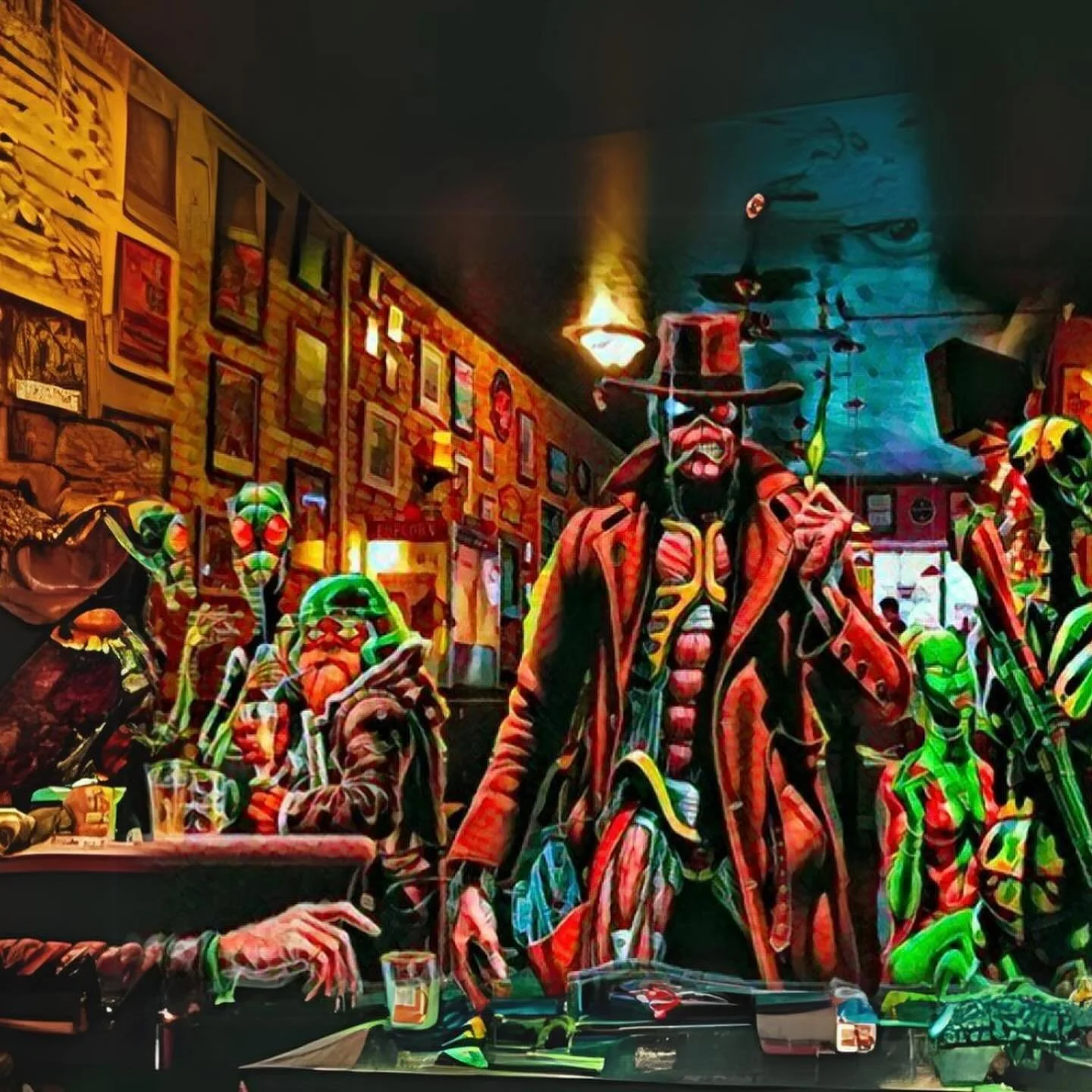 You&rsquo;re a Stranger in A Strange Land (Brooklyn!) Join your brethren before the show here at Fourth Avenue Pub! We&rsquo;ve got your new edition cans of @robinsonsbrewery Trooper Ale to quench the undying thirst. See you Before &amp; After the sh