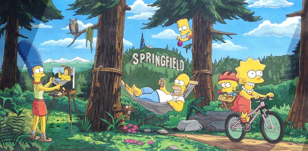 10. Official Simpsons Mural (2014), by Matt Groening, Julius Priete, and Old City Artists