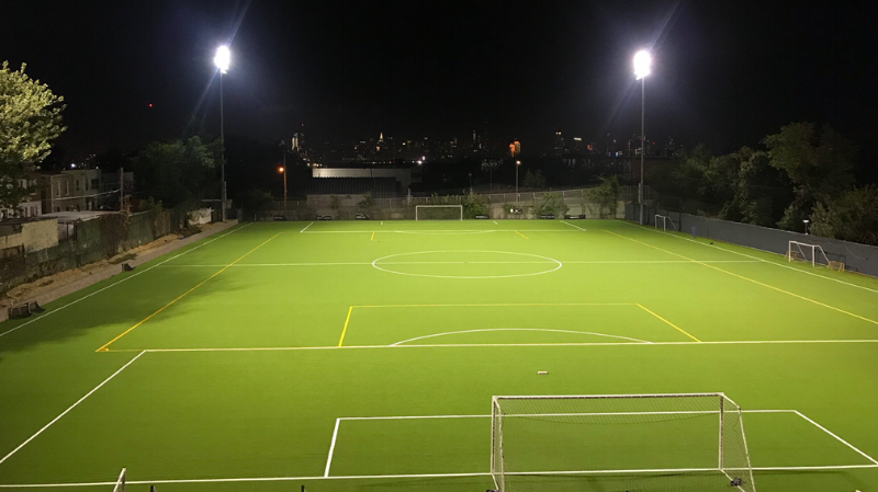 Metropolitan Oval’s new state of the art turf field at its Youth Center of Excellence will be a busy facility for both youth soccer training and competitions.