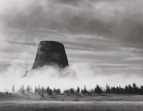 Rising Fog - Devils Tower, WY, 1988