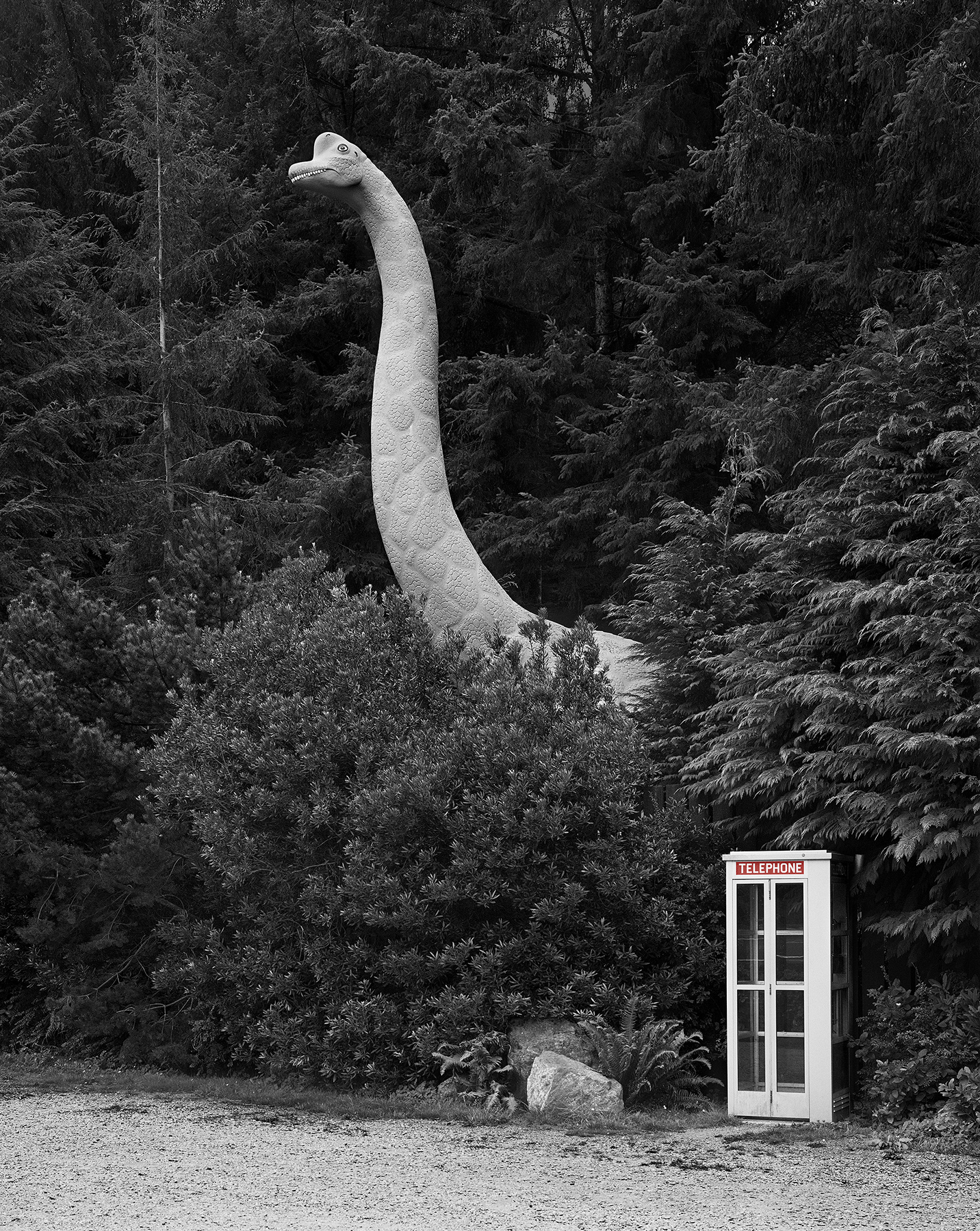 Dinosaur and Telephone Booth, Oregon, 1979/2015