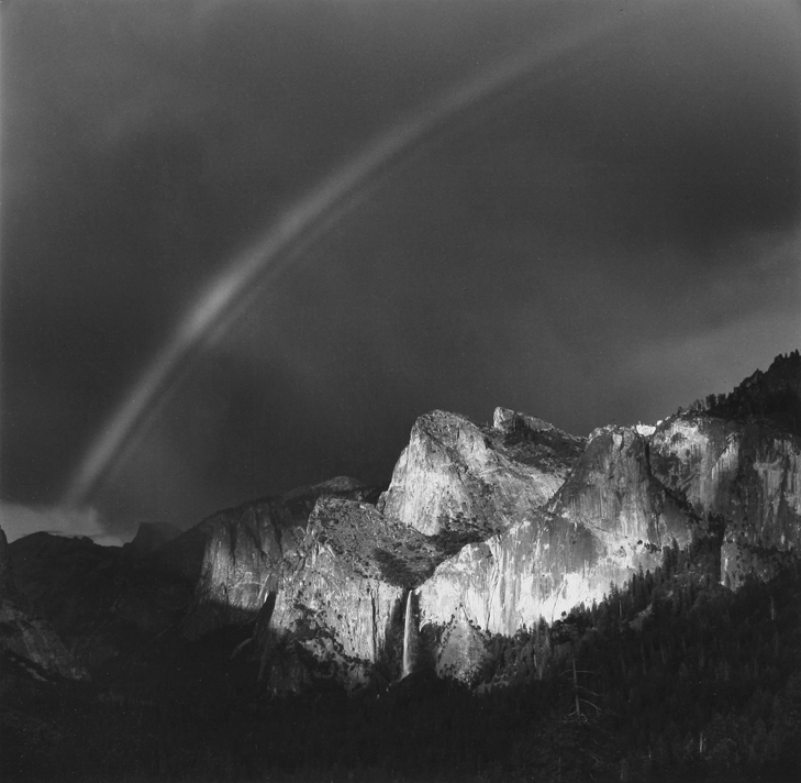 Rainbow and Bridalveil Fall, Yosemite National Park, CA, 1987